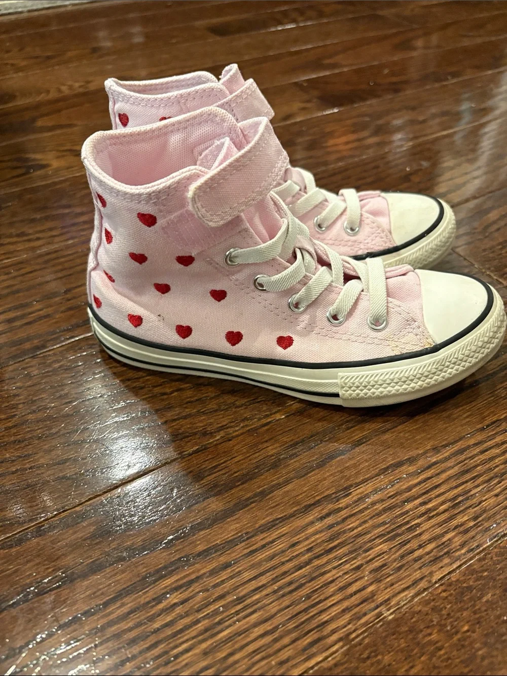 Converse Kids Pink High-Top Sneakers sz13